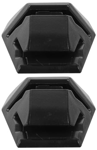 DEEPCRAFF Soporte Tarjeta Minusválido Coche Adhesivo Abs Negro, Práctico y Portátil para Interior de Vehículo, Paquete de 2 Unidades Adecuado para Tarjetas y Multas de Estacionamiento