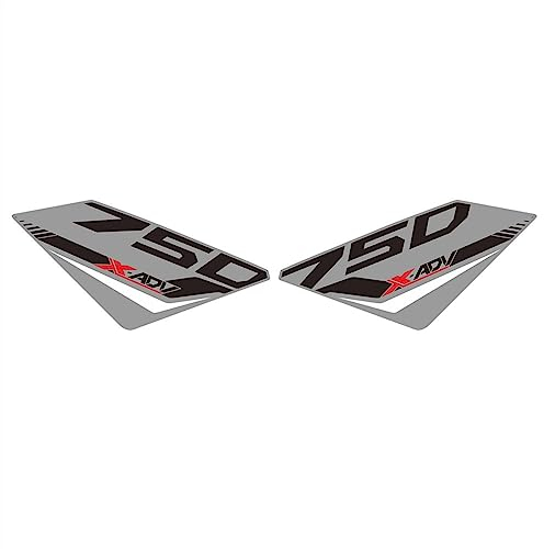 Tankschutz Für Honda X-ADV 750 X-ADV750 2021 2022 2023 Motorrad Verkleidung Schutz Aufkleber (Color : Grey)