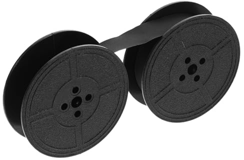 NUOBESTY Reservskrivmaskiner färgband dubbel nylon spolband transparent för manuella retro skrivmaskiner kontorsbruk
