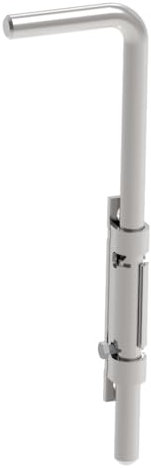 Sellon24® Edelstahl Stangenriegel Torriegel Bodenriegel frühling Flügeltor Tor 300 mm (D8-12-300)