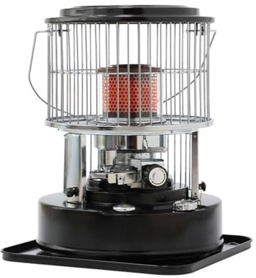 WJWWO Kerosin-Heizung für draußen, tragbare 5.3L 360° Camping-Ölheizung, 2600W Langlebige Paraffin-Heizung Sofortige Heizung, geeignet für Innen und Außen, Terrasse, Deck