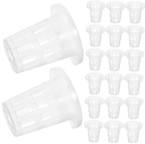 UKCOCO 25pièces Pot Hydroponique Filet pour Culture de Plantes Fleurs et Légumes pour Jardin Balcon et Terrasse
