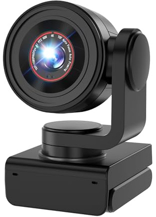 MT-VIKI 4K AI Webcam mit PTZ TOF 0,2s Autofokus HDR 92° Weitwinkel 4K@30fps/1080P@60fps Gestenkontrolle & Objektverfolgung doppelte rauschenunterdrückende Mikrofone, USB-C UVC