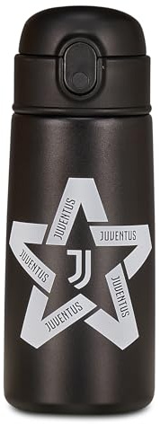 Seven Juventus Borraccia Termica, Nero, Mantenimento Temperatura fino a 24h, Borraccia Asilo, Scuola Elementare e Tempo Libero, Bambino Calcio