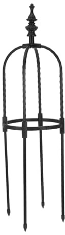 CIYODO Enrejado De Metal Soporte para Plantas Trepadoras Enrejado Resistente para Jardín para Rosales y Flores Estructura De Soporte Alta Fácil De Instalar Exterior