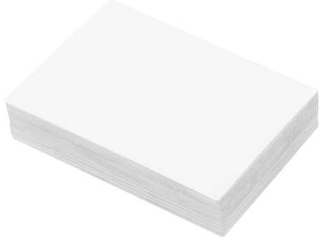 TOYANDONA Wasserfeste Kunststoff Spielkarten 57 Stück Doppelseitig Blanko Thermosublimationsdruck für Selbstgemacht Kartenspiele Outdoor Unterhaltung