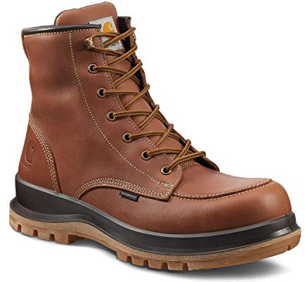 Carhartt Herren Hamilton Rugged Flex® Wasserfester S3-Sicherheitsstiefel, Hellbraun, 43