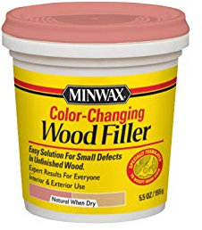 Minwax 448600000 Color Changing Wood Filler, 5.5 oz