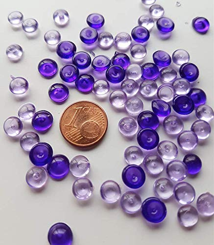 Mix di granuli generici, 30 g, Lilla, Gocce, Granulato Decorativo, Pietre Decorative, Decorazione da Tavolo, Decorazione