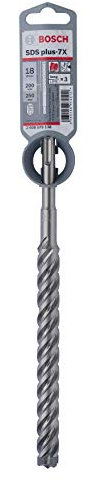 Bosch Professional Hammerbohrer SDS plus-7X (für Beton und Mauerwerk, 18 x 200 x 250 mm, Zubehör Bohrhammer)