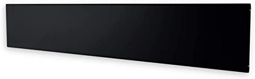 Adax Neo L - Radiateur Electrique Mural Intelligent Wi-Fi avec Commande par Smartphone - 600W | Chauffage Electrique | Chauffage d'appoint Salle de Bain | Hauteur Convecteur 210mm | IP24C, KWT Noir