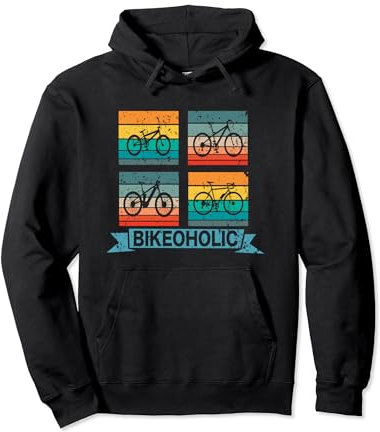 Mountainbike Motiv Herren Lustig Sprüche Fahrrad Motiv Pullover Hoodie