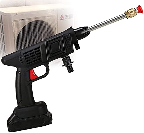 SHENGSHIYU Hidrolimpiadora, Potencia 200 W, Sin Cable, Presión 30 Bar, Caudal 180 L/h, con Botella De Jabón, Kit De Accesorios, Guantes De Lavado De Coches,ABattery-StorageBoxes