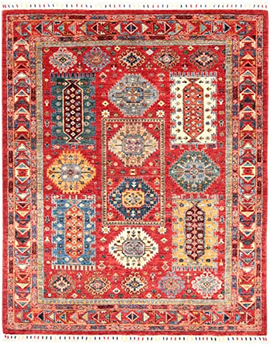 Nain Trading Arijana Design 157x196 Handgeknüpft Modern Orientteppich Designteppich Teppich Wolle