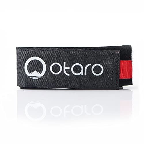 OTARO Ski Zubehör | Band für Zwei Paar Ski | Binder, Clip, Klettband in Geschenkverpackung