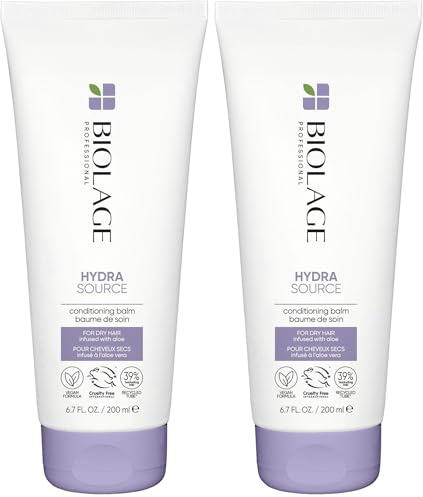 Biolage Pflegender Conditioner für strapaziertes, trockenes Haar, Mehr Geschmeidigkeit und Feuchtigkeit, Mit Aloe Vera, Hydra Source