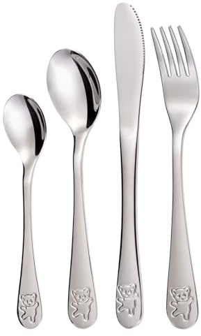 Ocadeau Coffret couverts enfant oursons – Gravure personnalisée