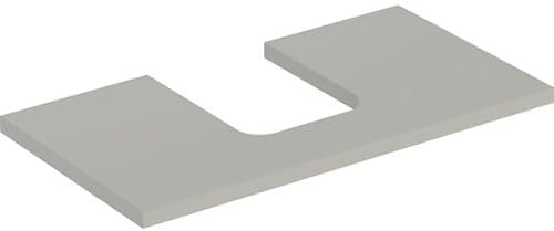Geberit Waschtisch-Platte One 90x3x47cm, greige/lackiert m, AS mit.