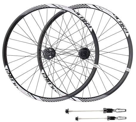 26 27.5 29 Zoll Laufradsatz MTB Mountainbike Laufrad Fahrrad Schnellspanner Scheibenbremse Aluminium Legierung Felgen Abgedichtete Lagernaben (Color : Black, Size : 29inch)