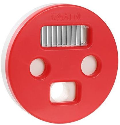 Affettatrice per fagioli, Taglierina per fagioli senza corde ABS, Lame in acciaio, Taglierina per fagioli verdi inodore, Cecchino regolabile, Dispositivo di taglio del fagiolo lavabile, Trituratore di