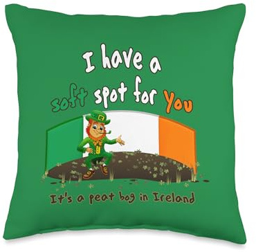 I have a soft spot for you. It's a peat bog in Ireland. Throw Pillow