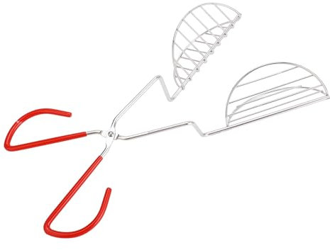 Pinza para Tacos de Acero Inoxidable, Máquina para Hacer Tortillas de Maíz en Forma de V con Largo para Freír, Fácil de Limpiar