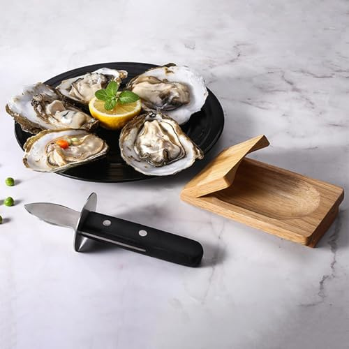 Ahuuen Austernschälen Halter Aus | Austernöffner | Oyster Shucking Clamp | Austernhalter | Meeresfrüchte-Werkzeuge | Schutz Beim Austernschälen Für Partys, Camping, Picknicks, Grillen, Austern