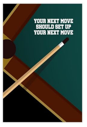 Pool-Billard-Wanddekoration, Poster, Leinwand-Poster, Schlafzimmer-Dekor, Landschaft, Büro, Raumdekoration, Geschenk, ungerahmt: 50 x 75 cm