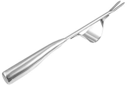 ORFOFE Outil Désherbeur Manuel Acier Inoxydable Fourche à Désherber Portable Résistant Rouille pour Jardinage et Pelouse
