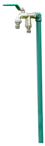 Generico Rubinetto da Esterno in Acciaio Inossidabile, Fontana da Giardino per Patio e Cortile, Semplice Rubinetto per irrigazione Verticale, Design antigelo, Decorazione Durevole per Cortile