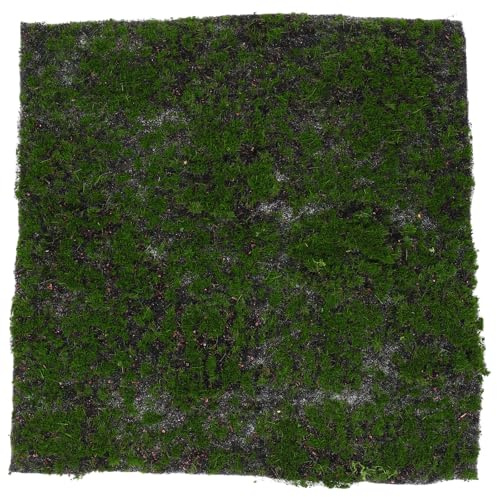 Milisten Artificial Moss Mat with Lifelike Appearance for Potted Plants Green Fake Grass Decoration and Natural Look and Artificial Succulents for Wall Decor and Floral Projects