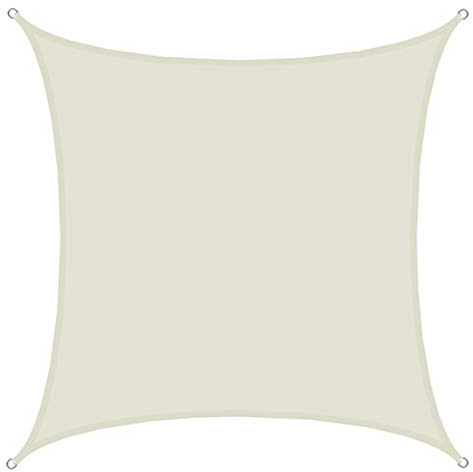 AMANKA 98% UV Schutz: 4x4 Sonnensegel Wasserdicht Quadratisch - Sonnenschutz Balkon - Terrassendach Sichtschutz Garten - 4m Sonnendach Pool Pergola Trampolin Wohnwagen Sonnenschutz Terrasse Camping