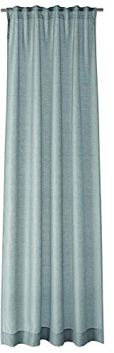 Joop! Living Vorhang mit verdecktem Schlaufenband Ornament Allover Farbe blaugrau Größe 130x250cm halbtransparent