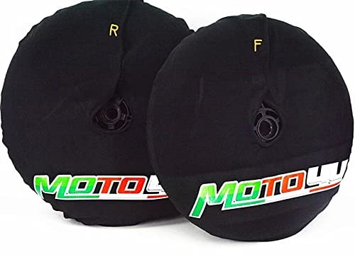 Oldbones Tire Warmer fasten heating Windstop Tyre Cover Polar Fleece Windbreak with MOTO4U LOGO