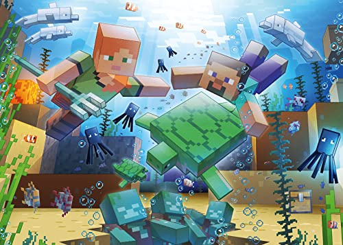 Ravensburger Puzzle 17187 - Minecraft Mosaic - 1000 Teile Puzzle für Erwachsene und Kinder ab 14 Jahren