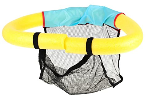 HUKITECH Schwimmstuhl - Sessel aus Styropor - Farbe: Gelb - Ergonomische Form - Kinder und Erwachsene - Sicheres Baden - Ideal für Outdoor-Events