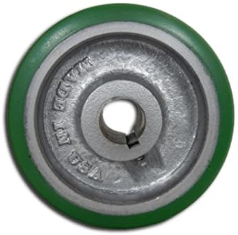 6 x 3 Polyurethane on Steel Keyed Drive Wheel | 14mm Bore - 1,500 lbs Capacity Per Wheel