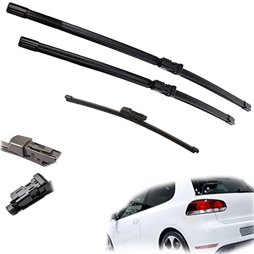 Für VW Für Golf 6 Fließheck 2009 2010 2011 2012 Auto Fenster Vorne Hinten Windschutzscheibe Wischerblätter Set 24 19 11 Windschutzscheibe