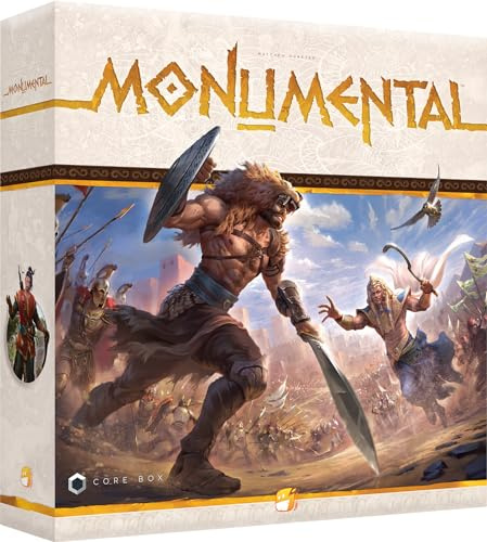 Asmodee Funforge Monumental - Jeu de Société - Jeu de civilisation | Jeu de stratégie à partir de 10 Ans - 1 à 4 Joueurs - Version Française