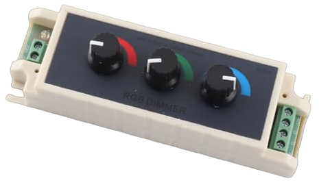 Regolatore Intelligente di luminosità della Luce LED con Dimmer a Manopola RGB per Materiale ABS per la Decorazione Domestica