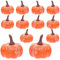 Ajuanbazha 12 Pezzi Simulazione Zucca, Mini Zucche Artificiali Decorazioni Autunnali, Zucche Zucchette Halloween, Mini Zucca Schiuma per Il Raccolto Autunnale