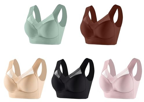 Genérico Sujetador Elevador para, Panel de Ropa, Sujetador, Chaleco de Yoga, Sujetadores antiflacidez, Soporte para Espalda, Sujetadores Materni Gris Sujetador Reductor Espalda (GN2, XXXXXXL)