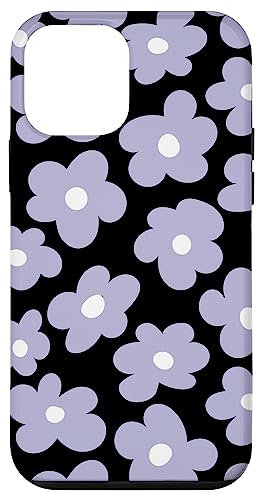 Fiori Lilla Estetici Retro Margherita Custodia per iPhone 12 mini