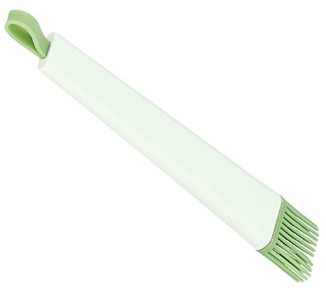 Backpinsel, Silikon-Backpinsel, Hitzebeständiger Öl-Backpinsel, Saucenverteiler, Backwerkzeuge, Kochpinsel mit Griff, Backpinsel Zum Grillen Zum Backen, Kochen, (GREEN)