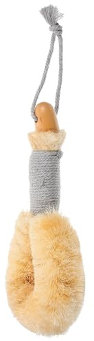 Beatifufu Cepillo Exfoliante Corporal de Baño Mango Largo Espalda de Sisal y Madera Mejora la Circulación y Facilita la Limpieza Cómoda para Ducha