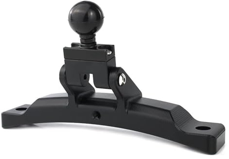 QGMKMVZZBK Porta Cellulare GPS Per ST1300 2002-2024 Supporto Per Barra Trasversale Di Espansione Accessori Motocicletta Piastra Navigazione GPS Telefono(Black 6)