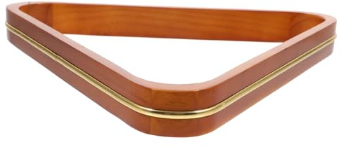 TOPBATHY Billiard Triangle Rack Bois Portable pour Table de Billard Cadre Organisateur pour Boules Accessoire Compact pour Jeux à Domicile et Pub