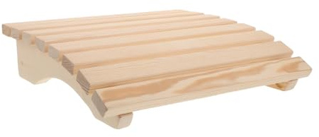 COLLBATH Sauna-Zubehör: Kissenhalterung aus Massivholz für Rückenlehne – Stützende Rückenlehne für die Sauna – Kopfkissen für und Spa