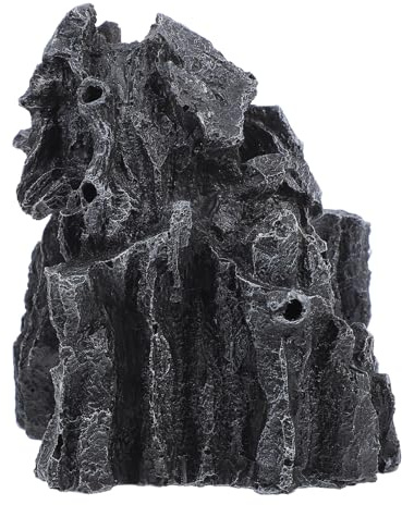 Mikikit Nascondiglio per Rettili in Resina Grotta Decorativa per Terrario Rifugio Nascosto per Tartarughe Lucertole Serpenti Accessori Acquario Decorazioni Paesaggistiche per Habitat
