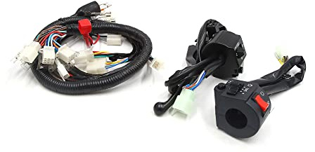 sourcing mapara Moto GN125 Manillar Interruptor Control del Claxon Luz Intermitente con Cableados